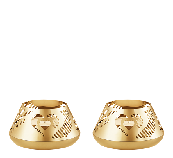 Christmas Collectibles telysestake hjerte 2-pk fra Georg Jensen
