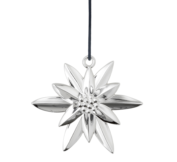 Karen Blixen vinterblomst h6,5 forsølvet fra Rosendahl