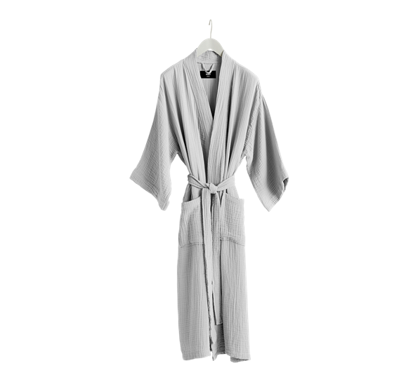 Crinkle badekåpe one size grå fra HAY