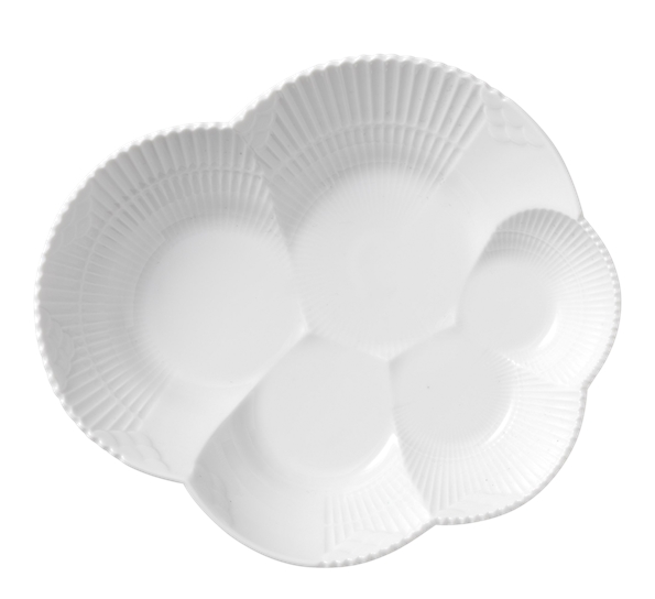 White Elements fat 19 cm fra Royal Copenhagen