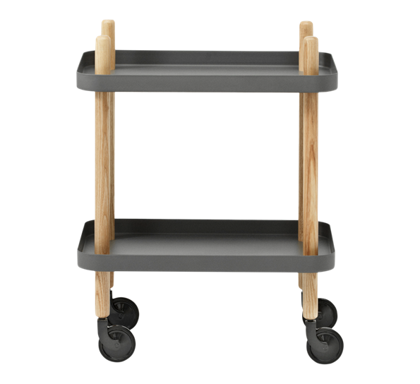 Block bord mørk grå fra Normann Copenhagen