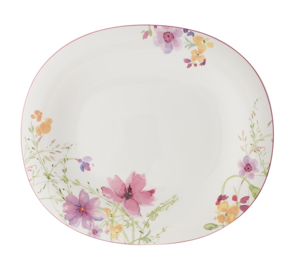 Mariefleur gourmettallerken oval 32x28 cm fra Villeroy & Boch