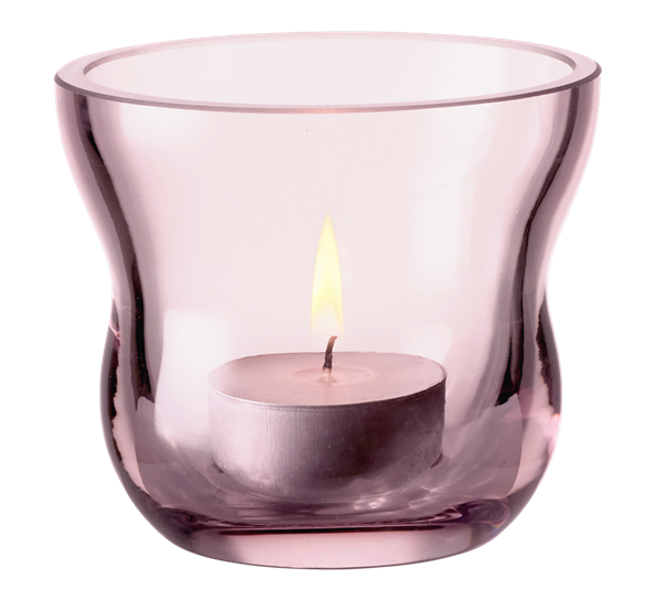 Calabas telyslykt ø8,5 cm burgunder fra Holmegaard