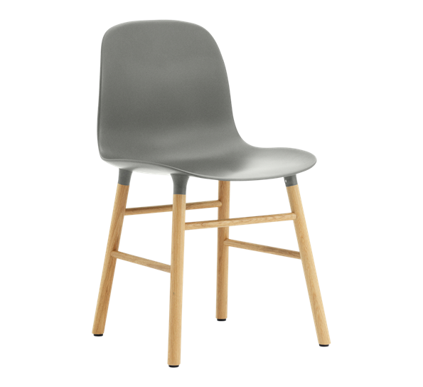 Form stol grå eik fra Normann Copenhagen
