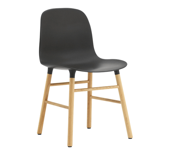Form stol sort eik fra Normann Copenhagen