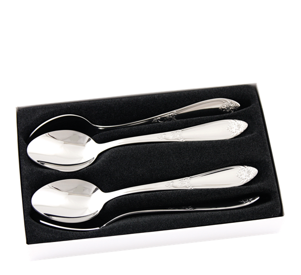 Nina suppleringssett dessertskje 4 pk fra Hardanger Bestikk