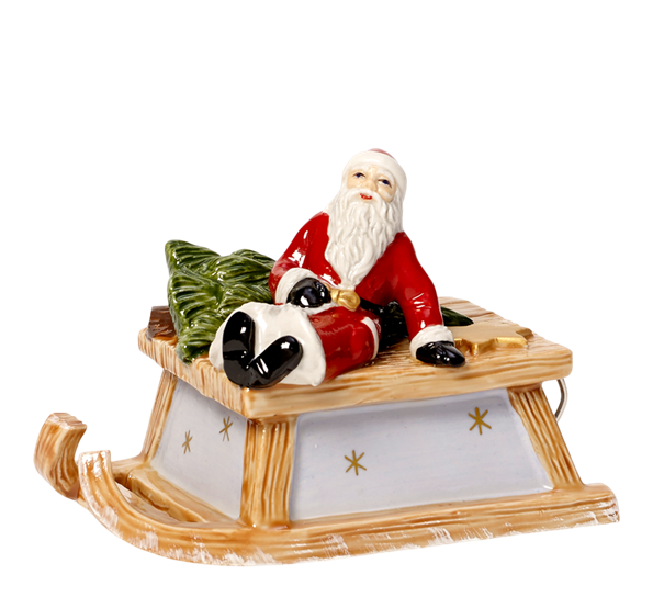 Nostalgic melody nissen i slede med spilledåse fra Villeroy & Boch