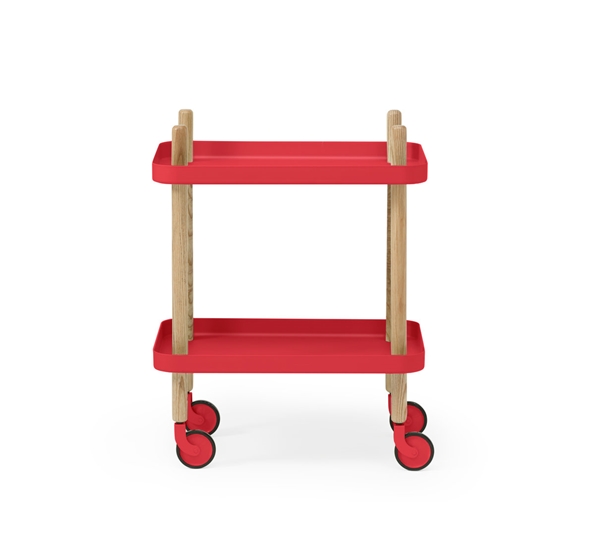 Block bord rød fra Normann Copenhagen