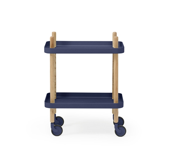 Block bord mørk blå fra Normann Copenhagen