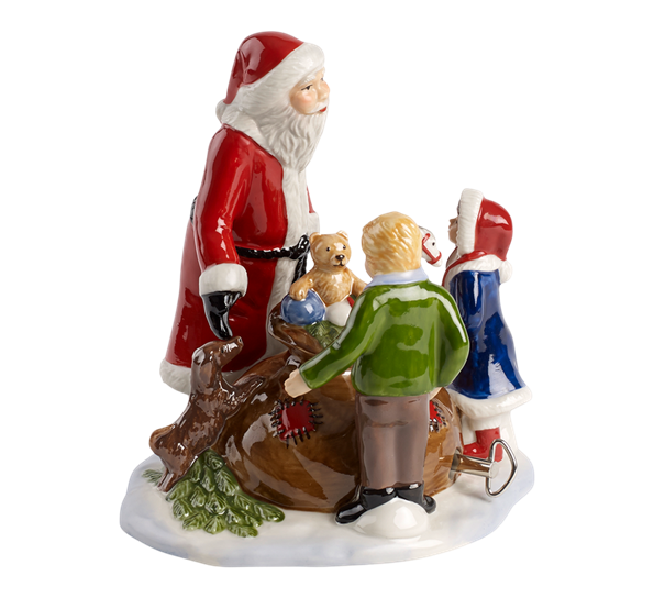 Christmas Toys nissen og barna med spilledåse fra Villeroy & Boch