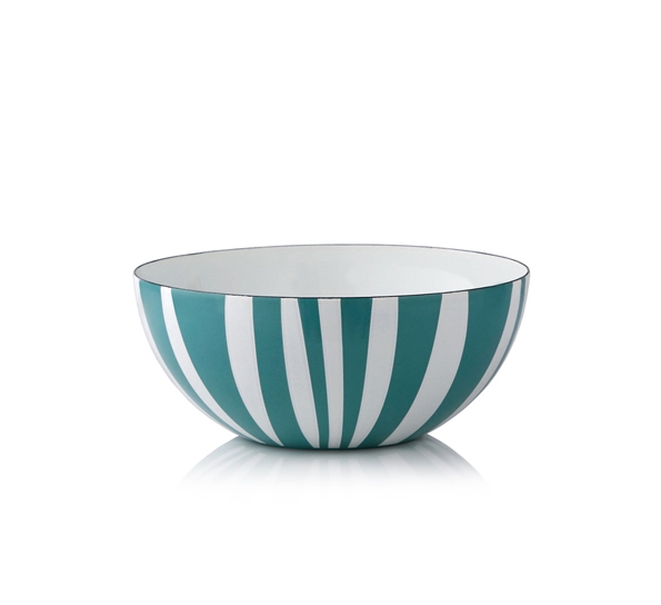 Stripes skål mosegrønn 20cm