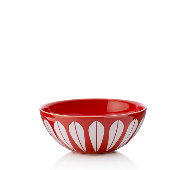 Lotus skål 12 cm rød fra Lucie Kaas