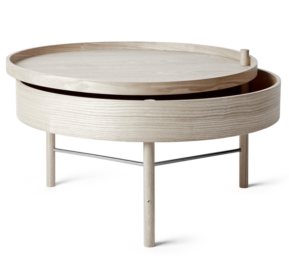Turning table bord hvit eik fra Audo Copenhagen
