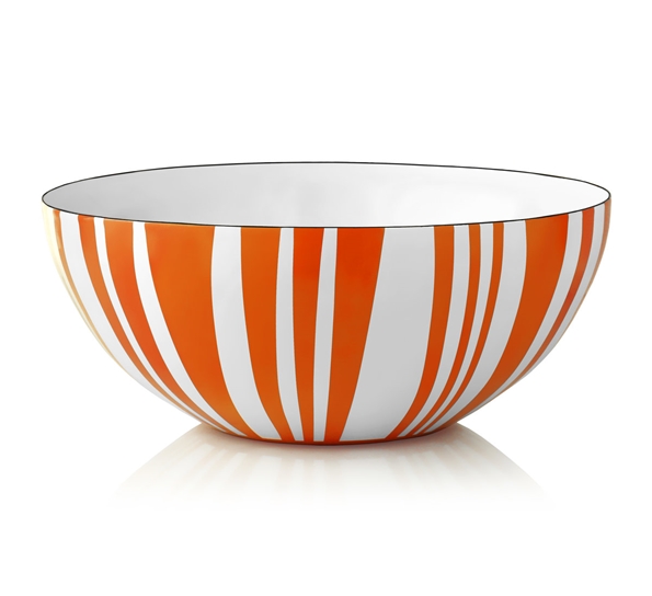Stripes skål oransje 30 cm