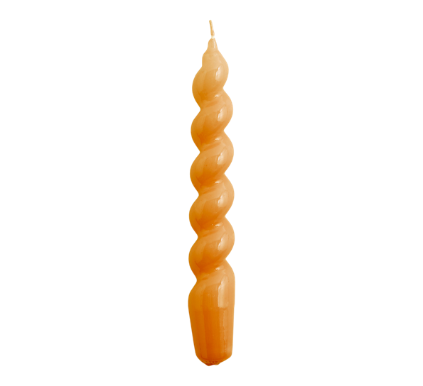 Spiral Candle lys 19cm tangerine fra HAY