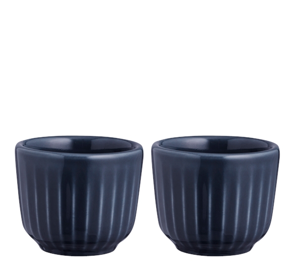 Hammershøi eggeglass indigo 2pk fra Kähler