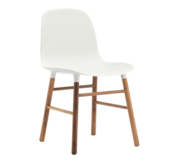 Form stol hvit valnøtt fra Normann Copenhagen