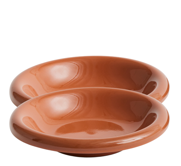 Barro tallerken dyp 2-pk ø20 cm natur fra HAY