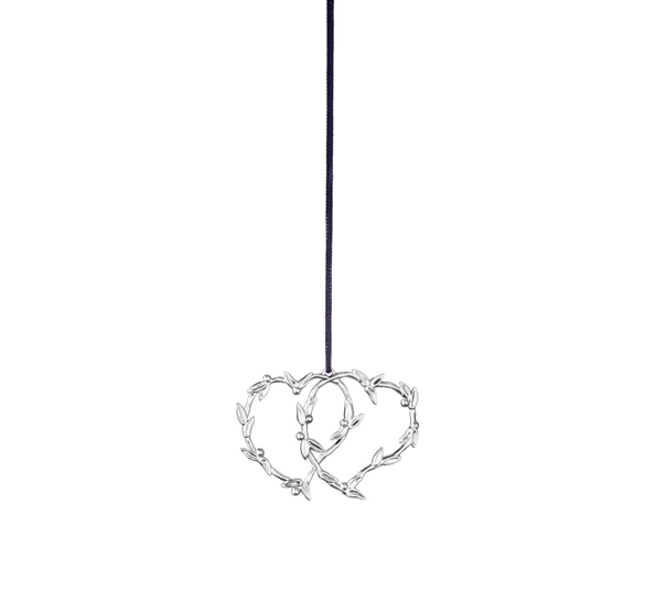 Karen Blixen dobbelhjerte forsølvet 1 fra Rosendahl