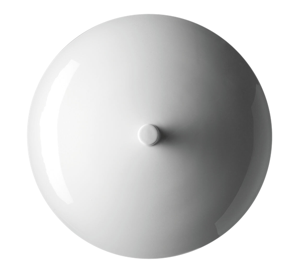 Loft Hvit lokk til skål 23 cm fra Thomas