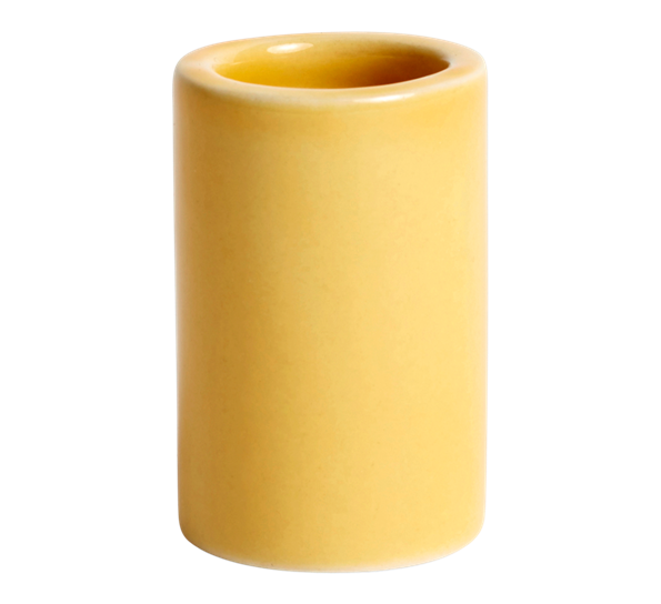 Tannbørsteholder gul fra HAY