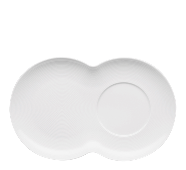 Loft Hvit dessertfat fra Thomas