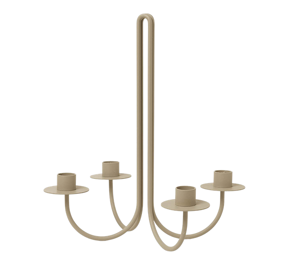 Sway lysestake cashmere fra Ferm Living