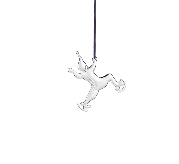 Karen Blixen nisse på skøyter forsølvet fra Rosendahl