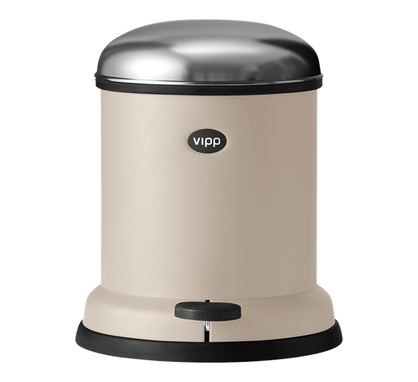Vipp13 pedalbøtte 4l beige fra Vipp