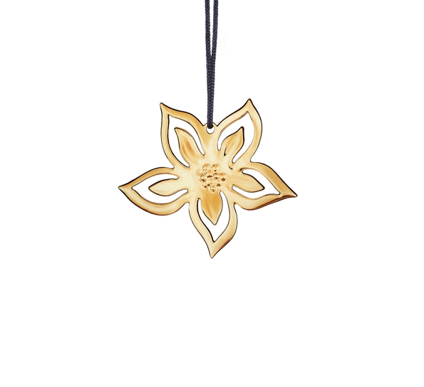 Karen Blixen julerose forgylt fra Rosendahl