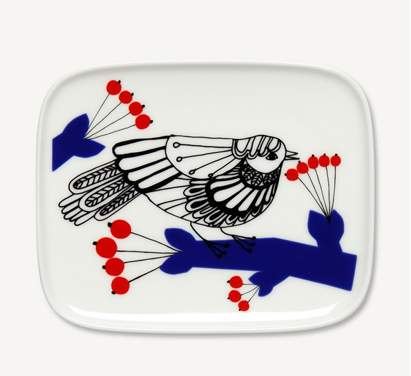 Pakkanen asjett 15x12 cm fra Marimekko