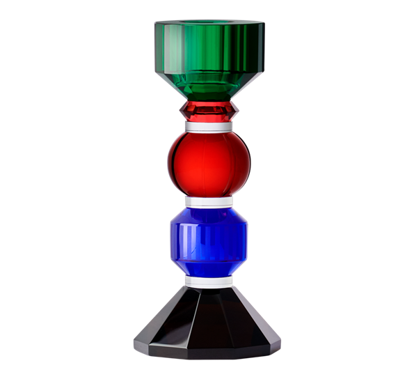 Aya lysestake 15 cm brun klar kobolt rød oransje grønn fra Reflections Copenhagen