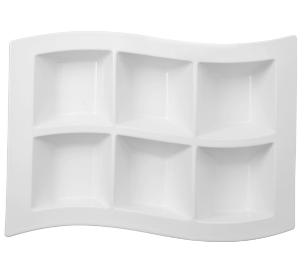 New Wave fat seksdelt 41x30 cm fra Villeroy & Boch