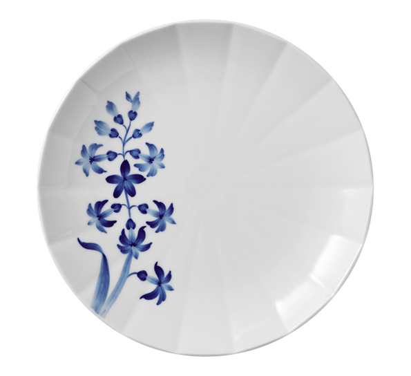 Blomst asjett 22 cm hyasint fra Royal Copenhagen