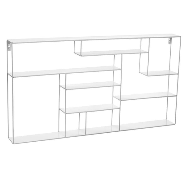 Labyrint hylle bred 60x118 cm hvit fra Bruka Design