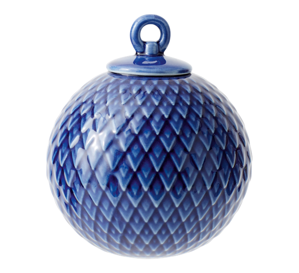 Rhombe kule midnight blue fra Lyngby Porcelæn