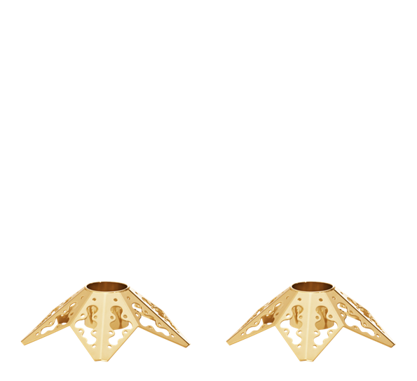 2022 lysestake 2pk gull fra Georg Jensen