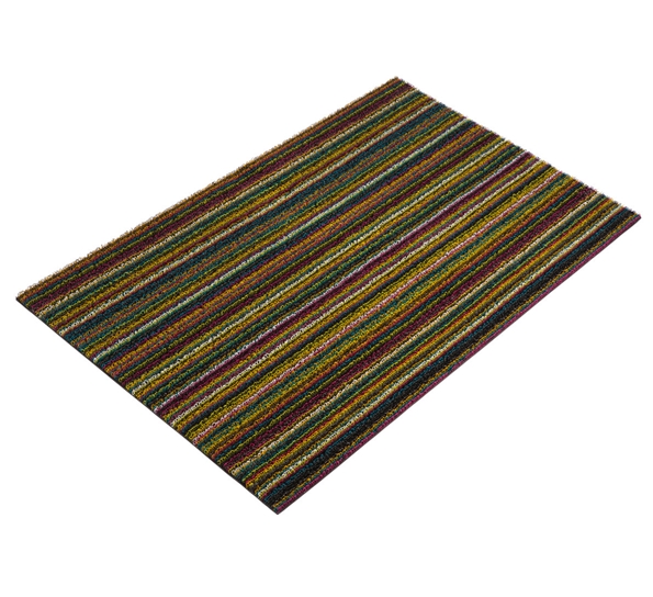 Dørmatte skinny stripe bright multi 46x71 cm fra Chilewich