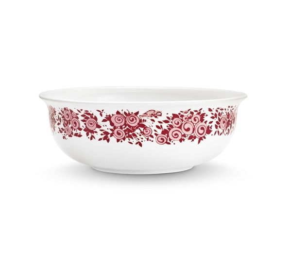 Rosamunde skål rød fra Bjørn Wiinblad