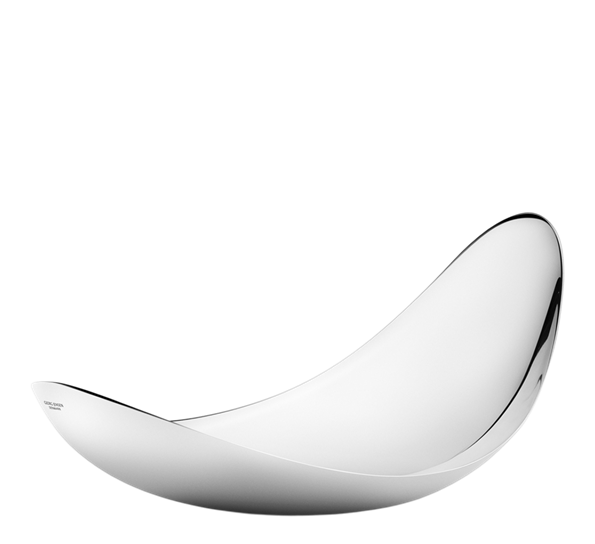 Leaf skål stor blank fra Georg Jensen