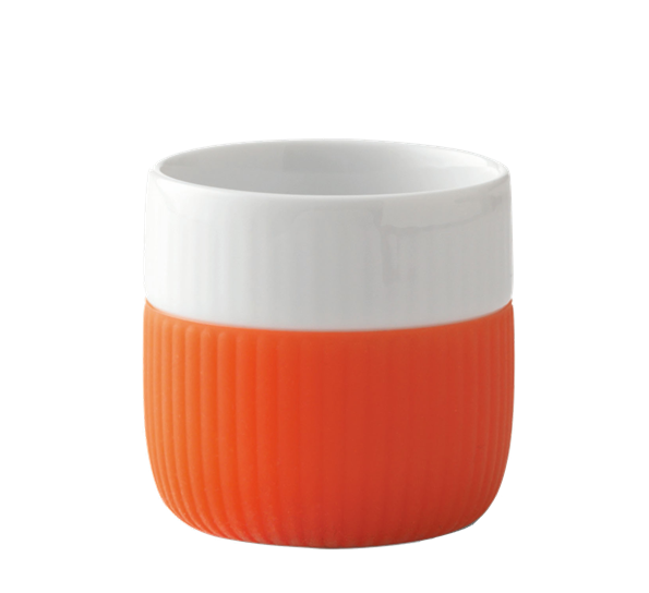 Contrast espressokopp Valmue Rød 8 cl fra Royal Copenhagen