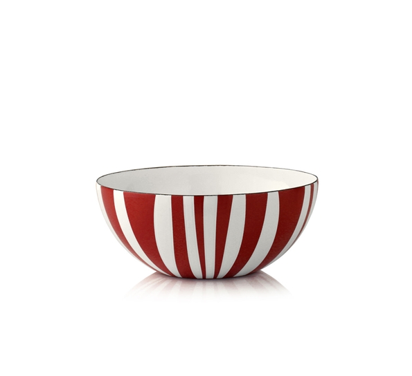 Stripes skål rød 18cm
