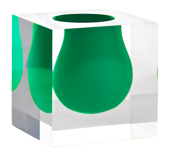 Bel Air Mini Scoop vase emerald fra Jonathan Adler