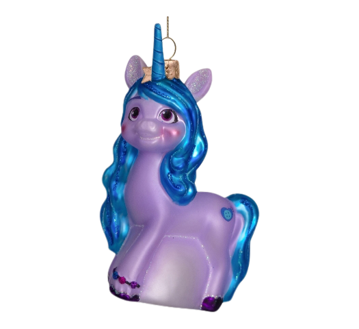 Glassornament My Little Pony Izzy H9 cm i eske fra Vondels