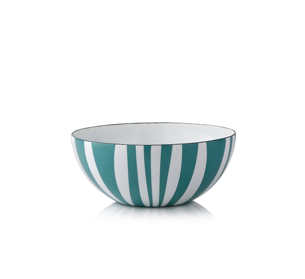 Stripes skål mosegrønn 18cm