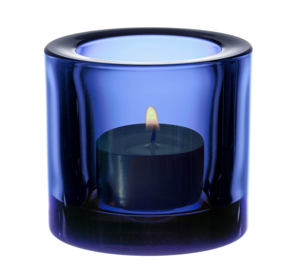 Kivi Lyslykt 60mm Ultramarine Blå 1 fra Iittala