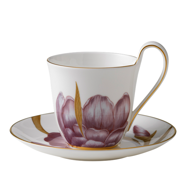 Flora kopp med skål iris 27 cl fra Royal Copenhagen