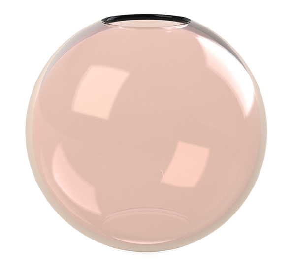 Ball vase glass 15 cm rosa fra Cooee Design