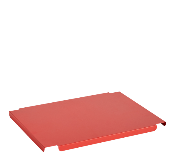 Colour Crate lokk metall 26,5x34,5x1,5 cm rød fra HAY