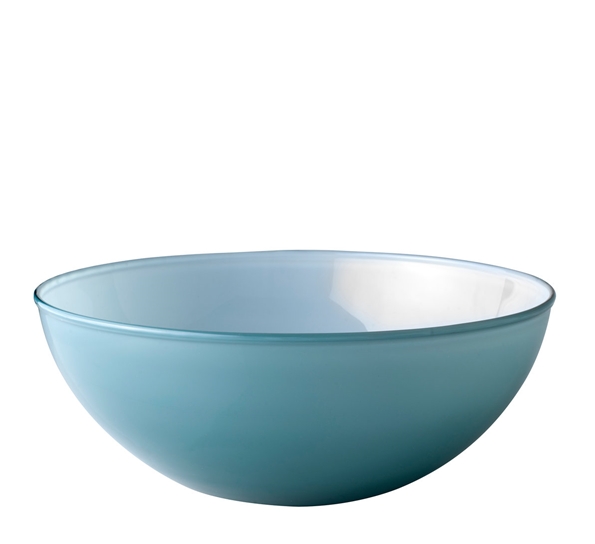 Falla skål 28cm blå og hvit fra Wik & Walsøe